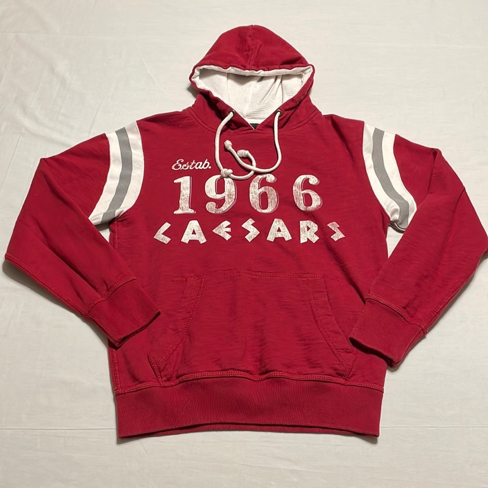 Caesars Brand size S Pullover Hoodie.